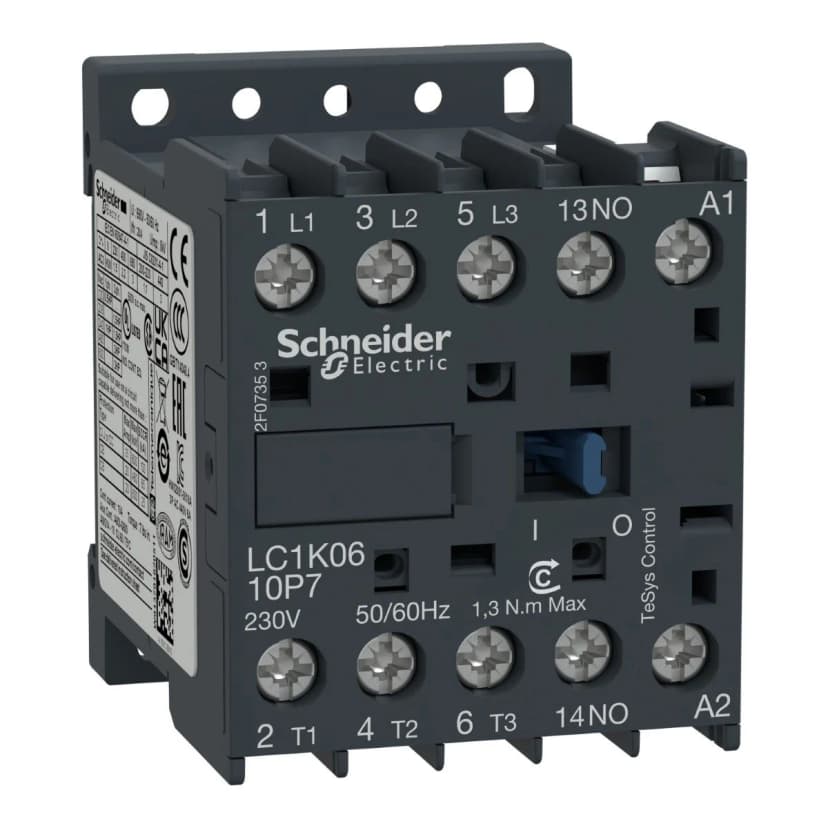 Schneider Electric LC1K0610G7 TeSys K Mini Contactor